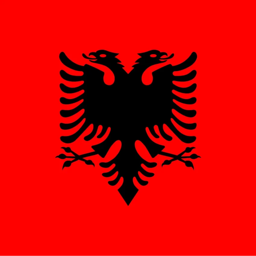 Drapeau Albanie